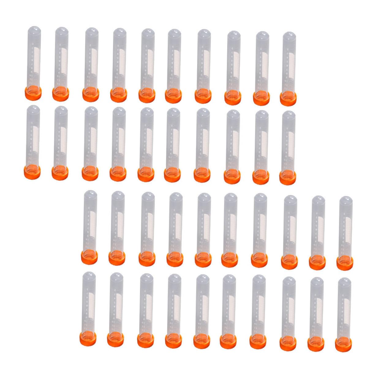 LIFKOME Zentrifugenröhrchen 15ml Zufällige Farbe mit Schraubverschluss aus Pe und Auslaufsicherem Dichtungsring 100 Stück Packung für Wissenschaftliche Experimente und Laborbedarf