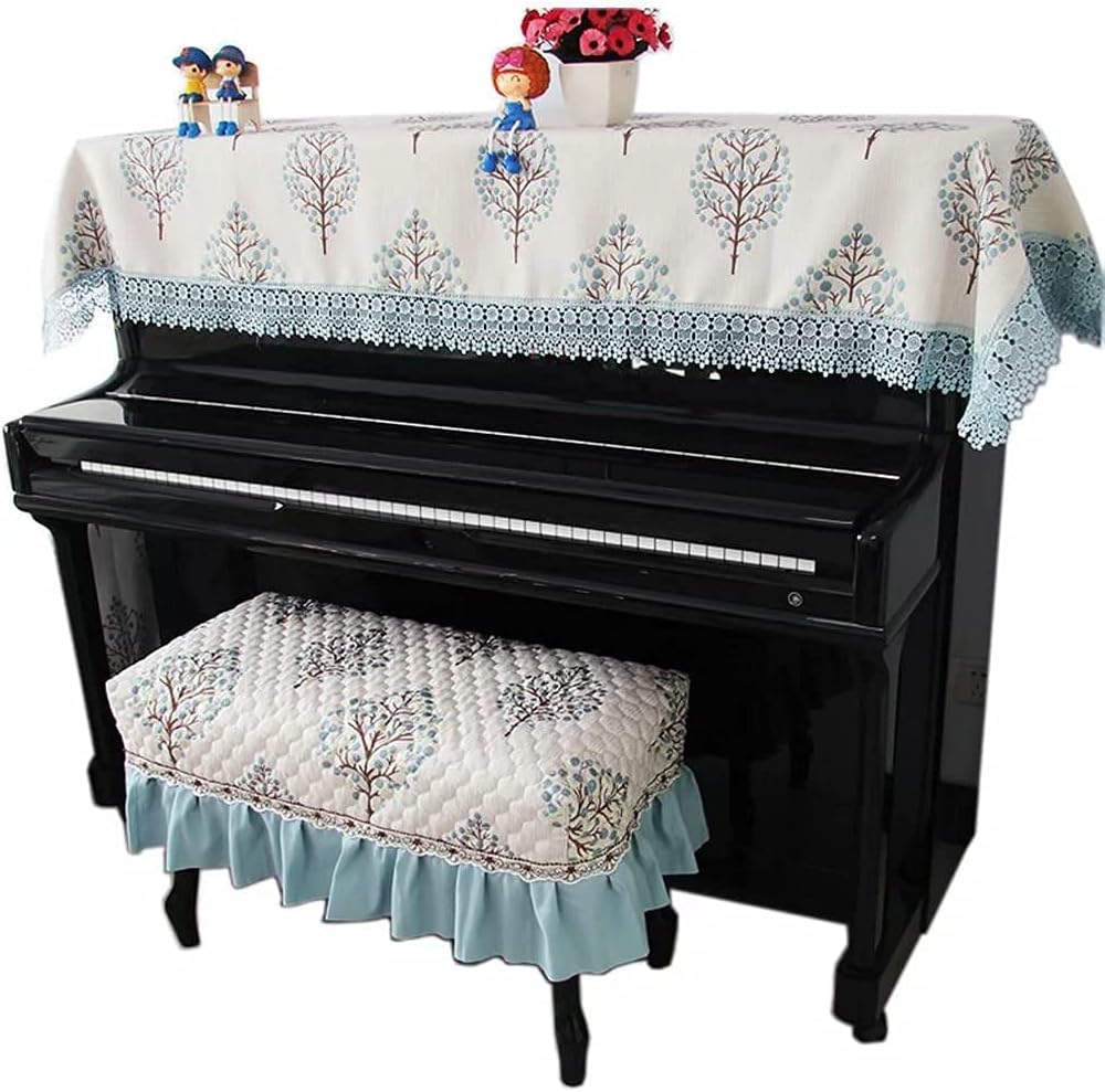 往復送料無料 ピアノカバー アップライト セット 電子ピアノ鍵盤カバー 椅子カバー ピアノ掛け 北欧 おしゃれ シンプル 高級 厚い 防塵 保護カバー 腰掛けカバー ピンクの三角 Srspackaging In