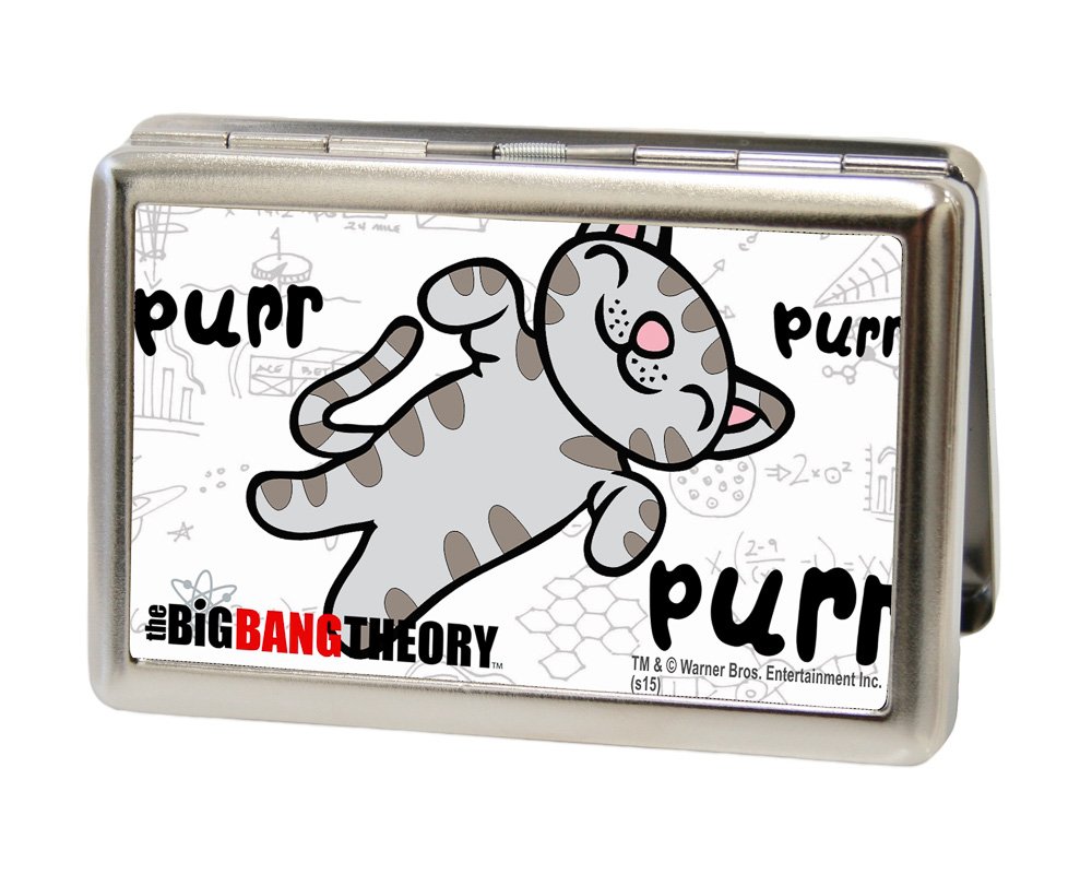 Cartera de metal suave Kitty Buckle-Down Purr Fcg con compartimentos para billetes 3