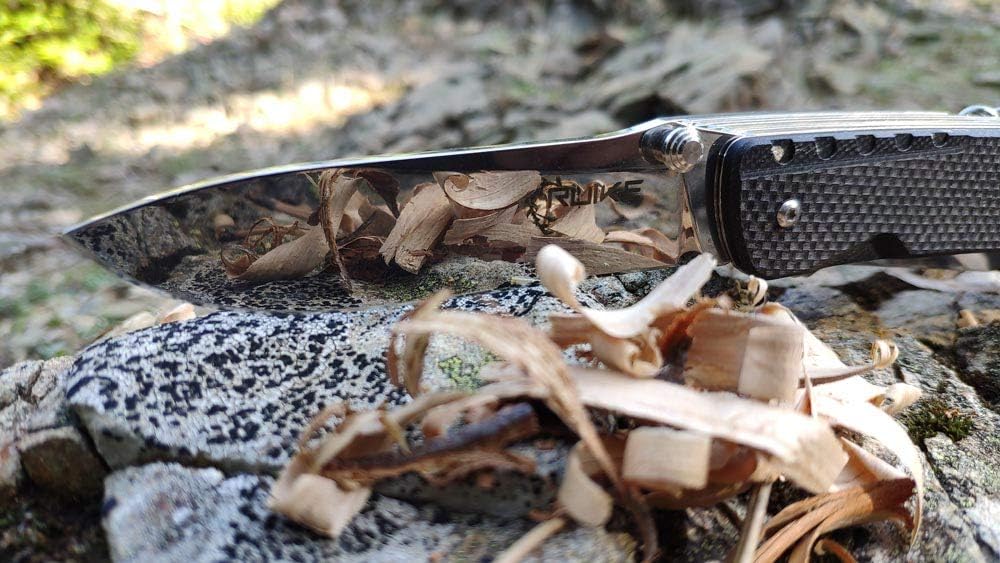 Ruike Multi Tools Camping Knife Folding Tactical Pocket Knife with Clip Small EDC Utility Knives Hunting hiking Outdoor Gear 17c27 Cool Steel Pilers Screwdriver Scissor Wood saw Mens Women Gifts M61-G image 9 of 9 B072FQYTYT