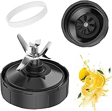 Ninja Blender Blade Değiştirme, Ninja Blender Par&ccedil;aları Ninja BL487T_30, BL2012, BL2013, NN101, CT680SS ile uyumlu, Ninja Blender Bardaklar i&ccedil;in 24oz 32oz Blender 7-Fins Ekstrakt&ouml;r Bı&ccedil;ak Montajı