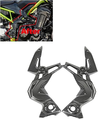Miniatura 2 de Carenados de motocicleta, piezas de fibra de carbono ABS, marco frontal, carenado, panel de carenado, compatible con Z900 Z 900 2020-2023 (color