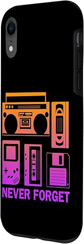 Miniatura 2 de iPhone XR Never Forget Radio Ghetto Blaster Cassette Video Tape Case