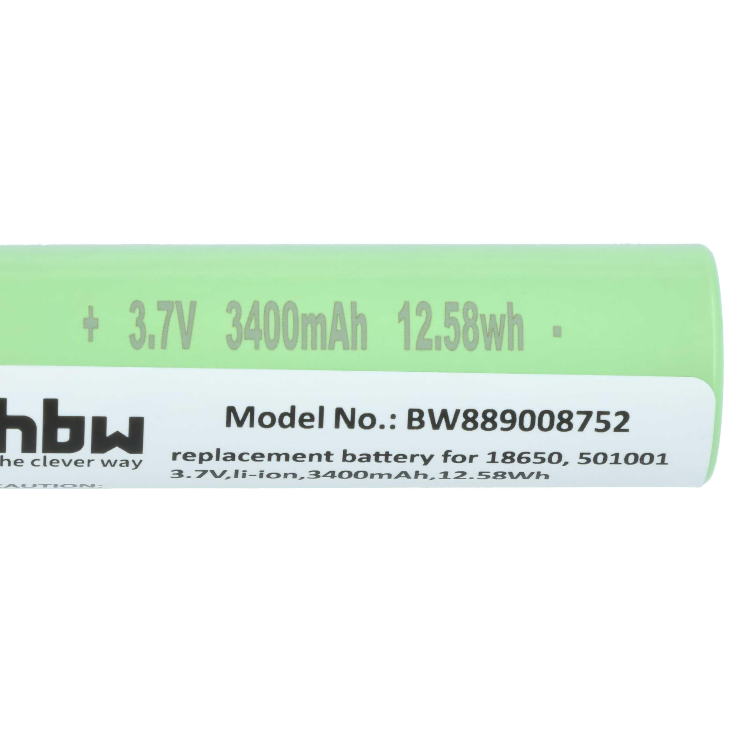 vhbw 5x batteria compatibile con EagleTac T20C2 Mark II