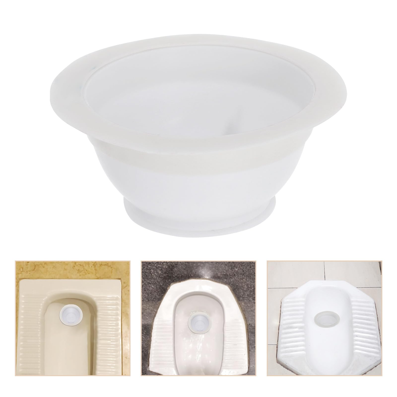 Profumatore Wc 2pezzi per Squat Toilets in Gomma, Facile Installazione e Design Userfriendly per Eliminare Odore Fogna Bagno e Garantire Freschezza nel Bathroom