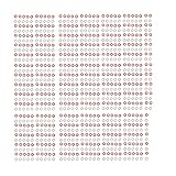 Kit de Ojetes Redondos 8mm, 500 Sets, Cobre Ligero, Multiuso, Reparación y Decoración - Metal Duradero, Fácil Instalación, Ideal para Manualidades y Proyectos DIY (Día)