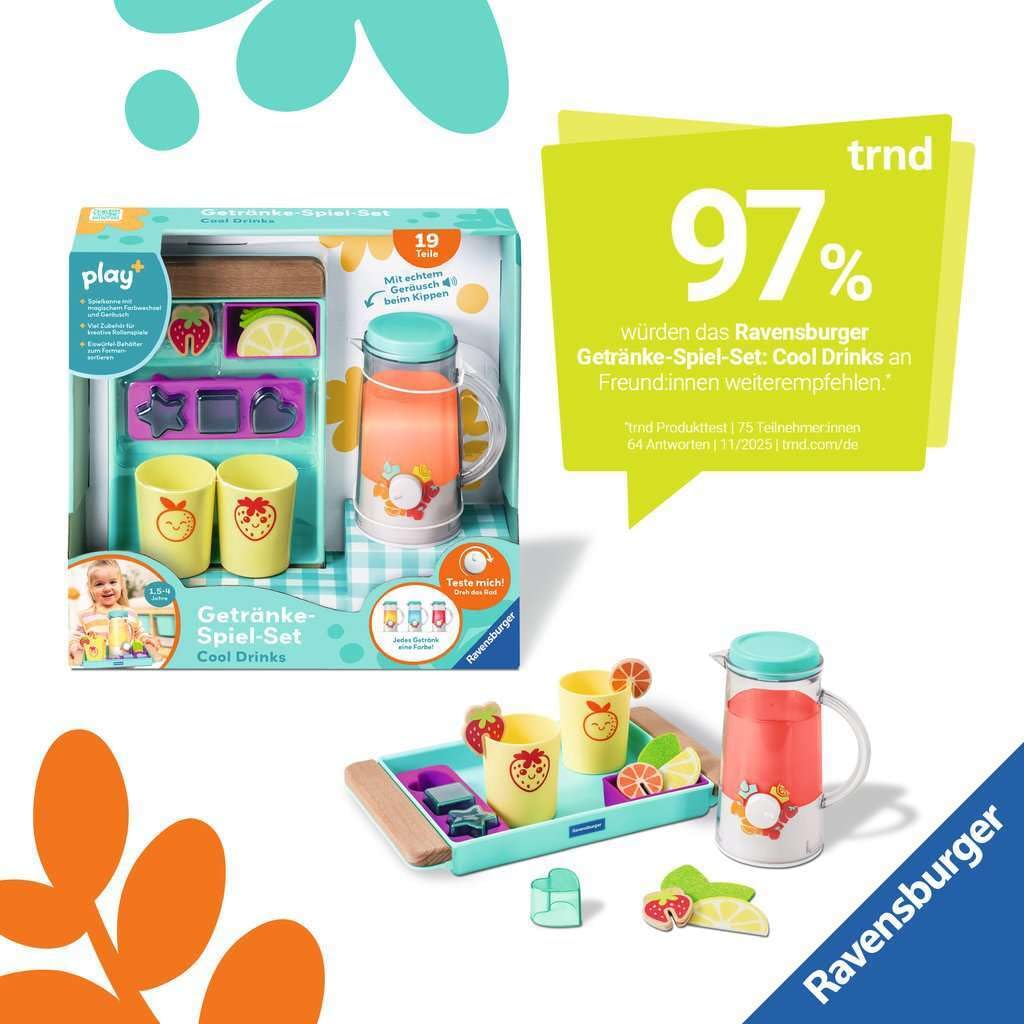 Play+ Getränke-Spiel-Set: Cool Drinks - ab 1,5 Jahre