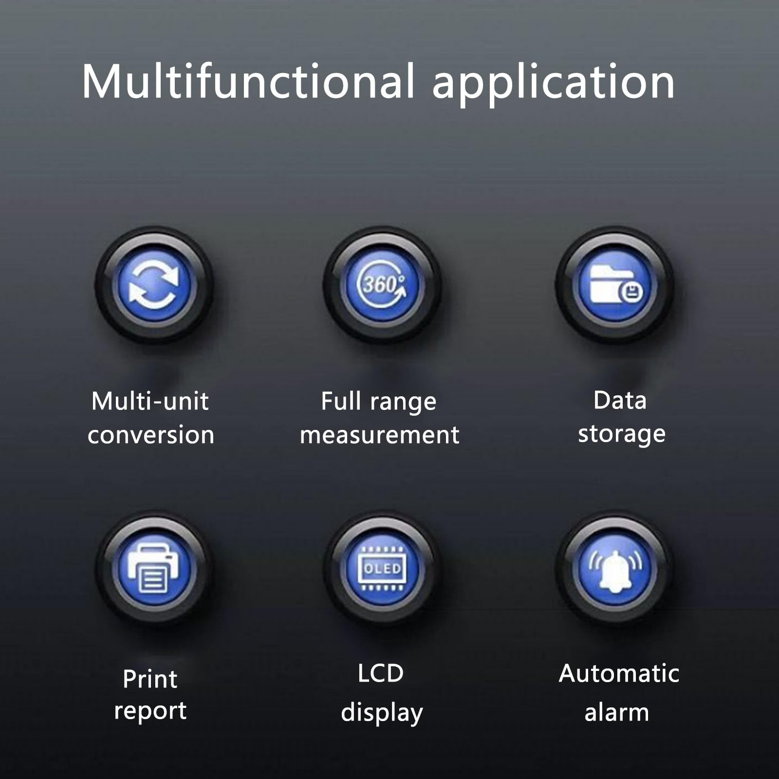JOSBY Durómetro Portátil, 7 Escalas De Dureza, Medición Omnidireccional, Almacenamiento De Datos, Compatible con Conexión Y Transmisión De Datos por Ordenador, para Pruebas De Acero