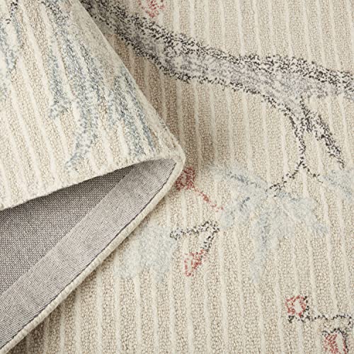 Lillian Lillian August Luisa Eloise French Country Floral Area Rug, Cream/Blue/Blush, 8'X10' #TOP6