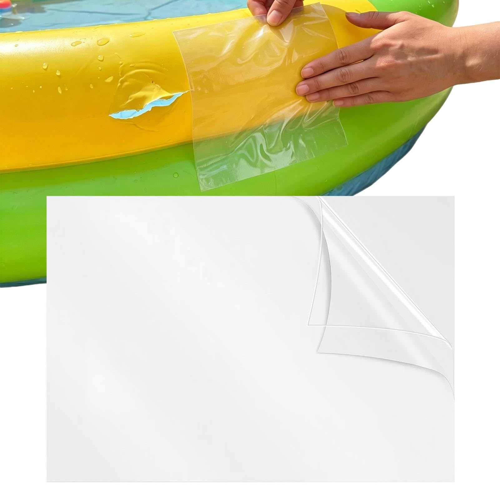 Parche de Reparación para Piscinas Inflables - Cinta reparadora para flotadores de Piscina - Cinta Reparadora para Revestimiento de Piscina | para Hogar, Apartamento, Jardín, Patio, Exteriores