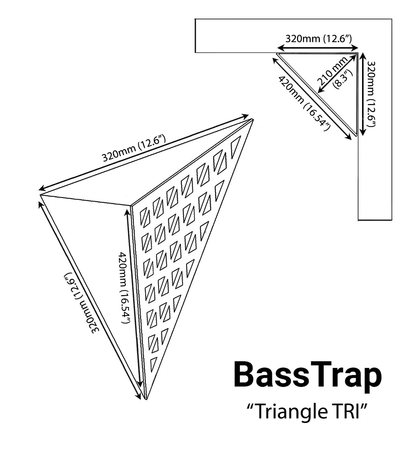 Set Bass Traps Zware Uitvoering, Scherp geprijsd, Bestel nu