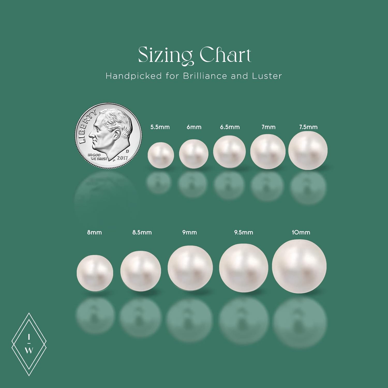 Freshwater Pearl Stud Earrings on Solid 14K Gold Screw Back Posts By ISAAC WESTMAN®