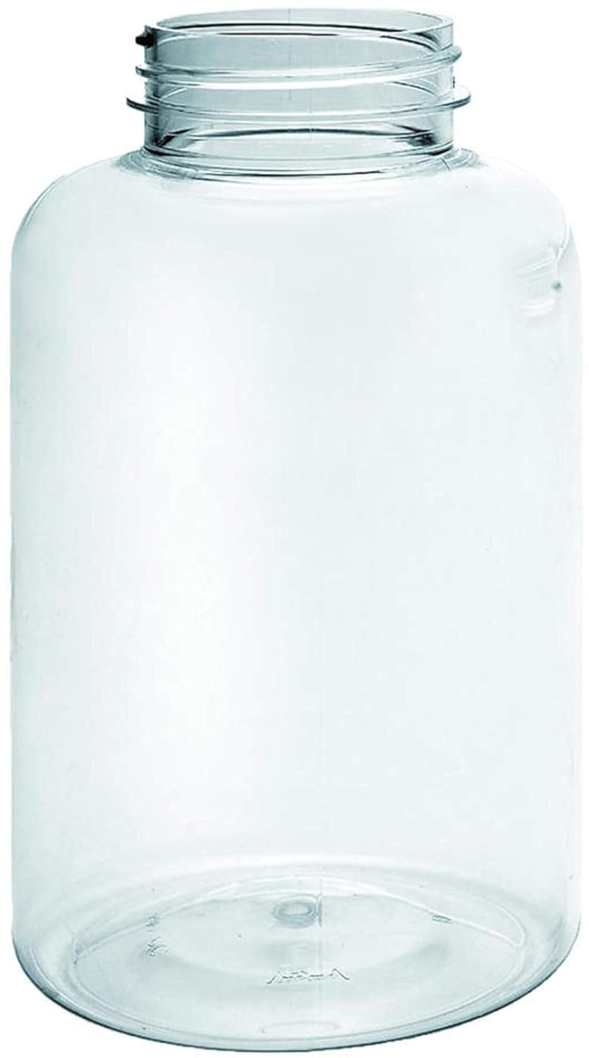 Qorpak PLA-06792 Heavyweight PET Packer Bottle with 38-400 Neck Finish, 4 oz, Clear (Pack of 450)