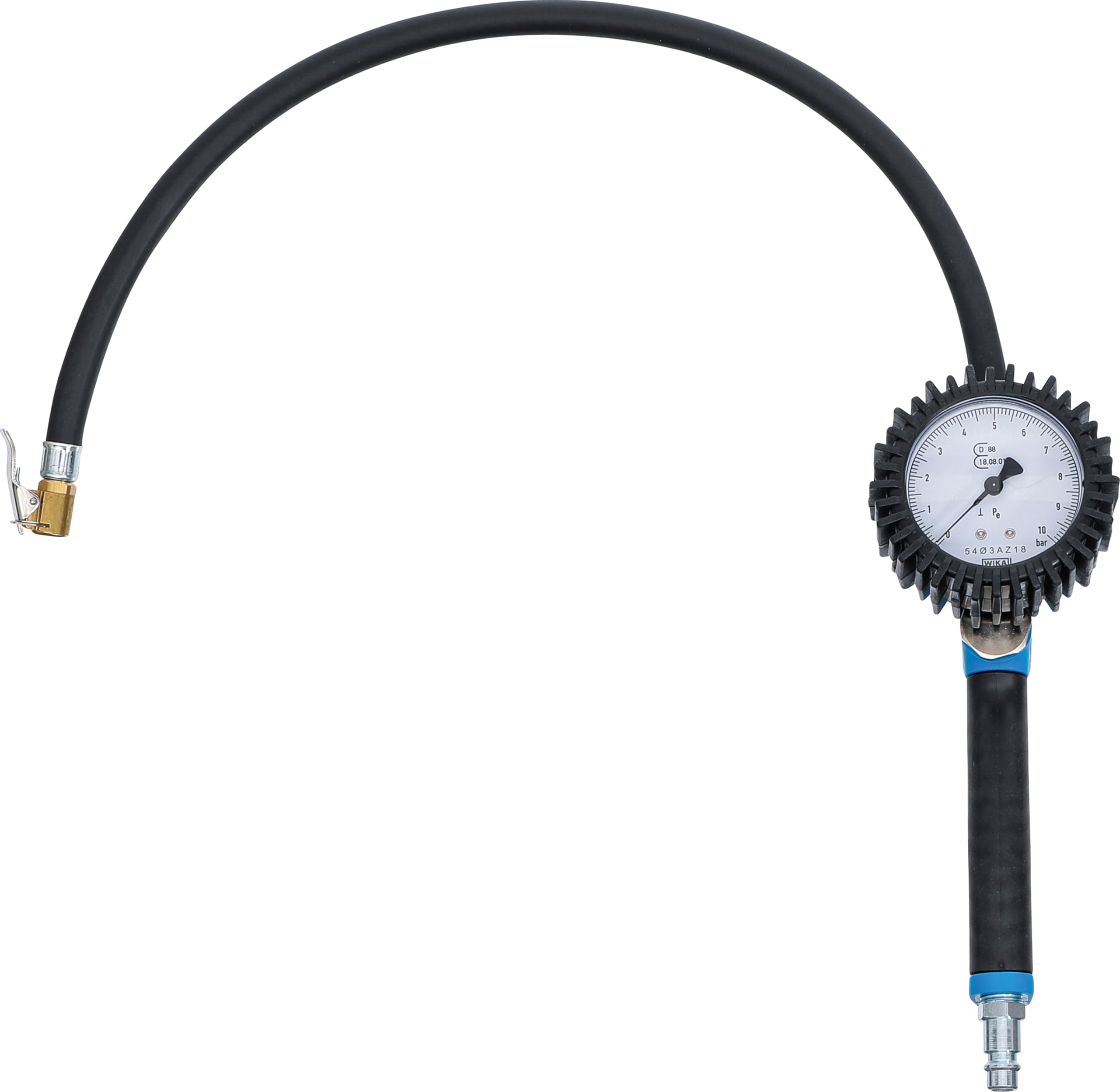 BGS 55410 | Pistola pneumatica per gonfiaggio gomme | calibrata | 0 - 10 bar