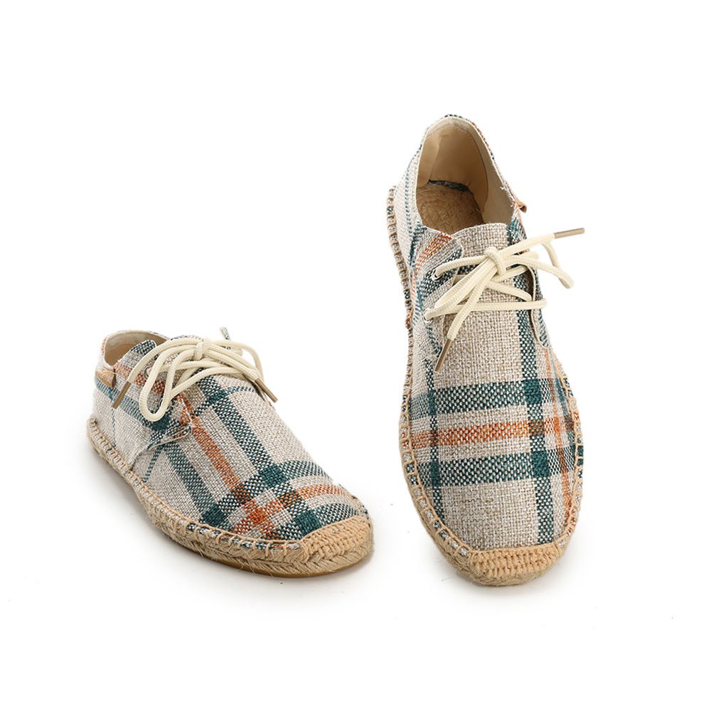 Kennti Alpargatas de Cordones y Chambray Hombre