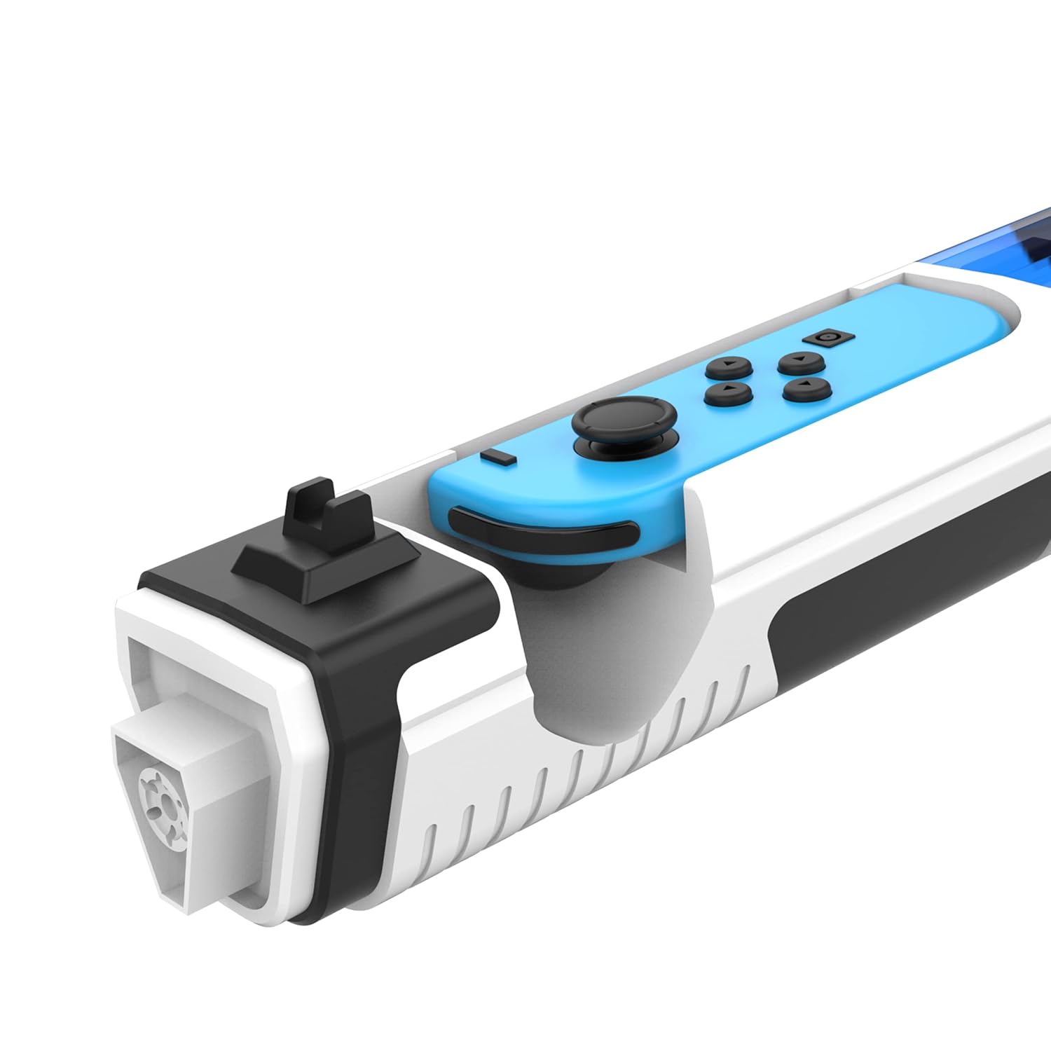 GH Joy con Gun Controller for Nintendo Switch 1 (OLED) Shooting Games, Resident Evil, Cabela's, Sniper Elite, Doom, Hunting Simulator, Wolfenstein, Payday, Joycon Gun Grip White - Image 3