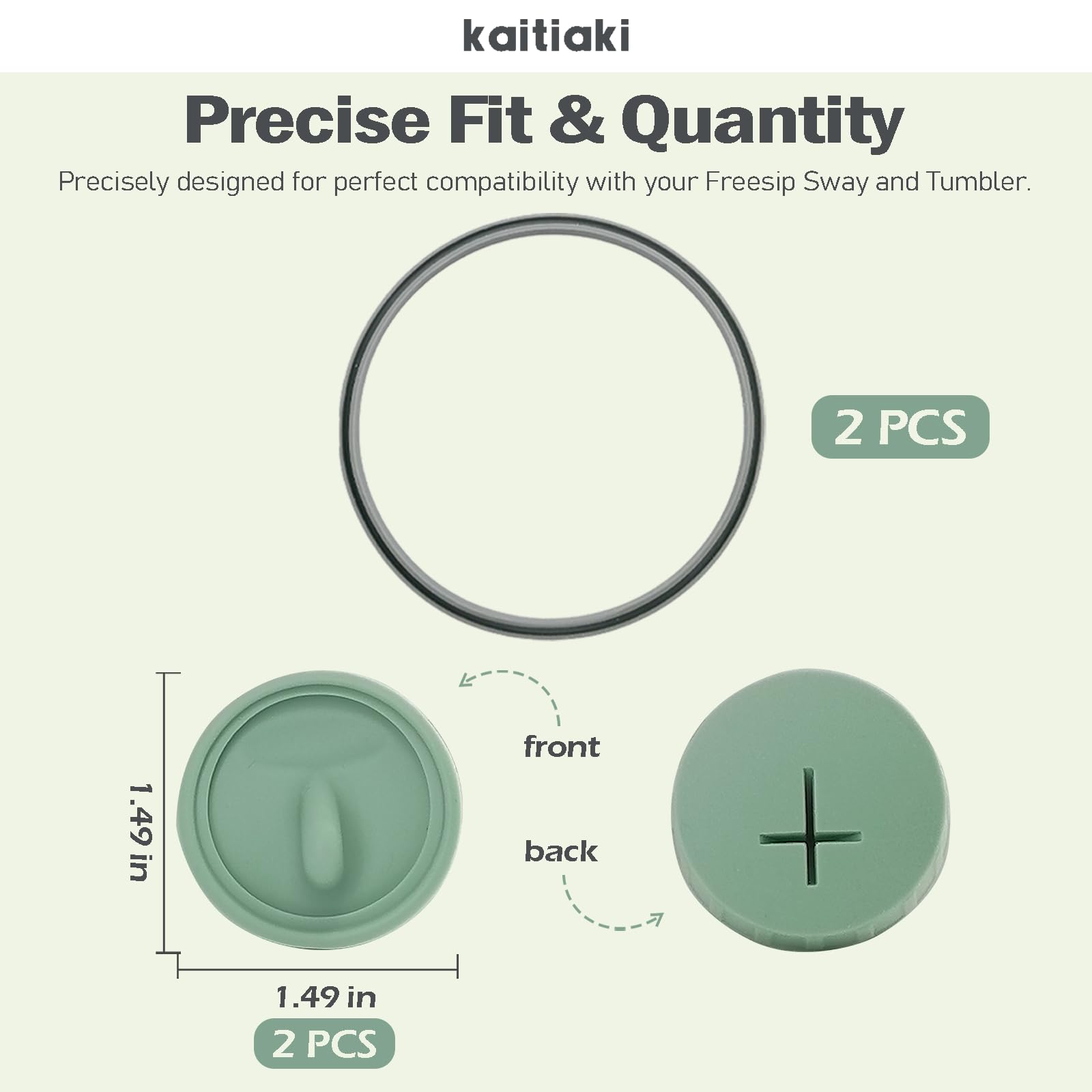 4st Vervangende Stopper Compatibel met Owala FreeSip 24oz 32oz, Siliconen Afdichting Vervangende Onderdelen met Veren Schroevendraaier 4st Knoppen Accessoires voor Owala 19/24/25/32/40oz