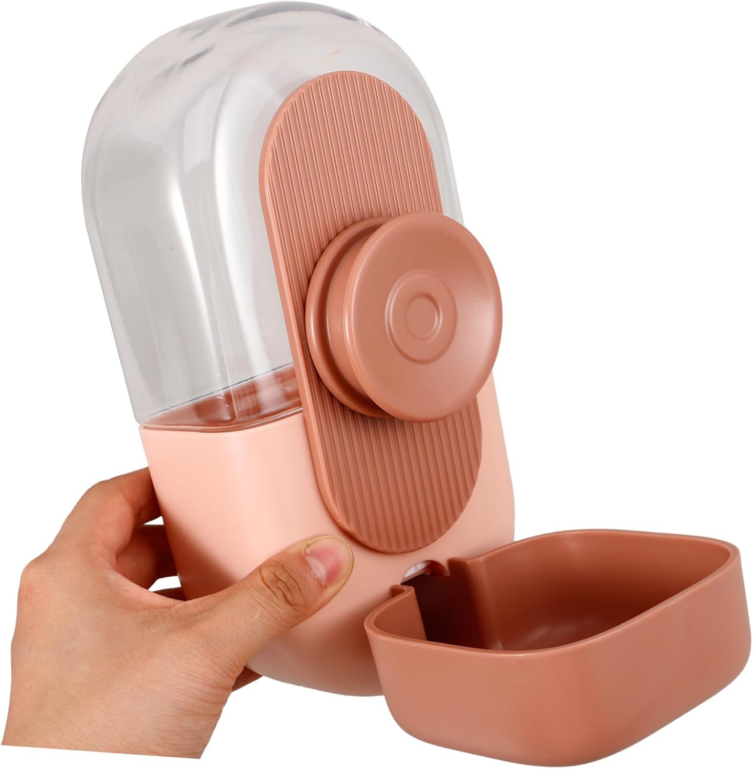 HANABASS 4pcs Hanging Pet Water Dispenser for Dogs and Cats Compact Design Leak Seal Easy to Install and for Pet Cages Automatic Water Feeding