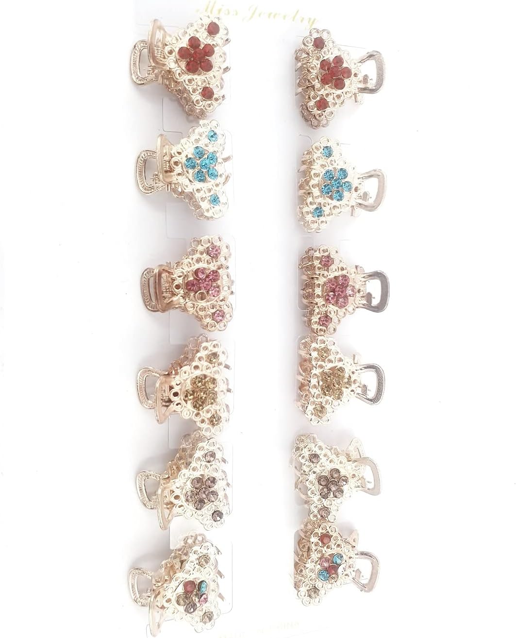 Dhavesai Metal Hair Clips for Women Stylish Latest- Pack of 12, Clutchers for Hair, Fashion Hair Pin Claw Hair Clips for Girls, Hair Accessories for Women, Gift for Girls, Multicolour