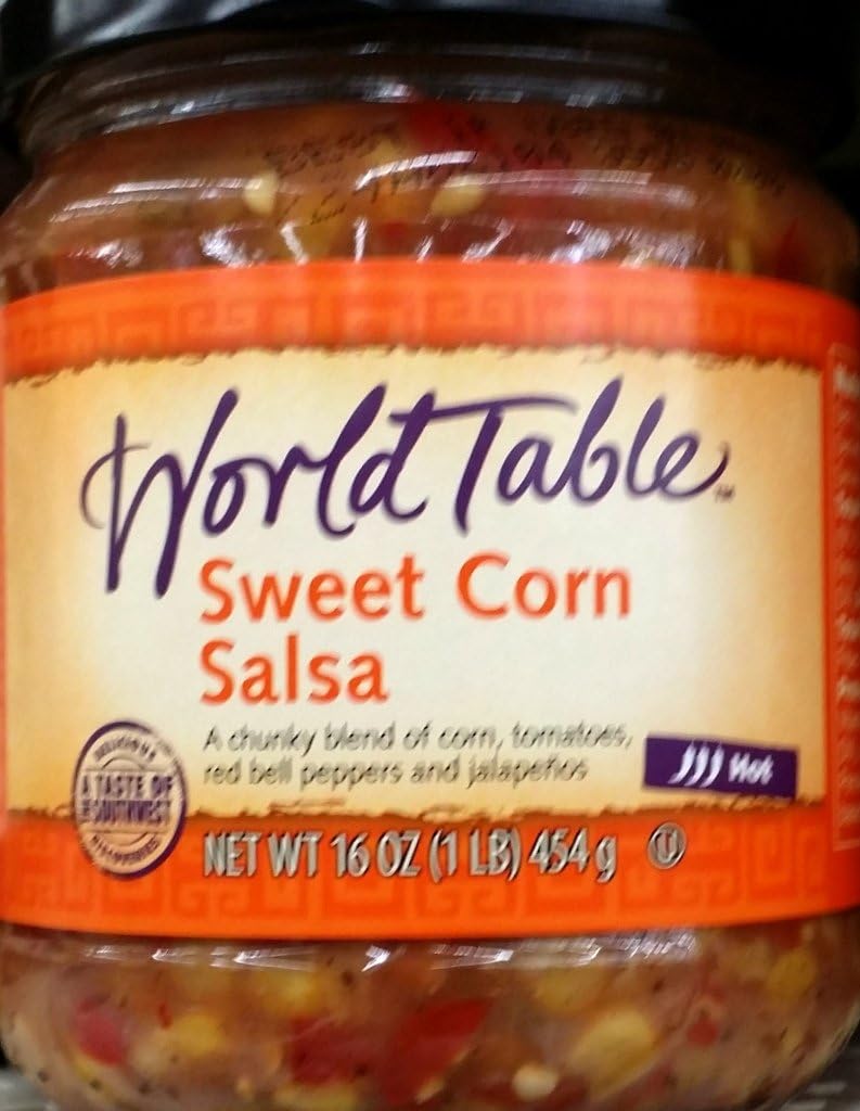 World Table Salsa 16 Oz (Pack of 3) (Sweet Corn Salsa)