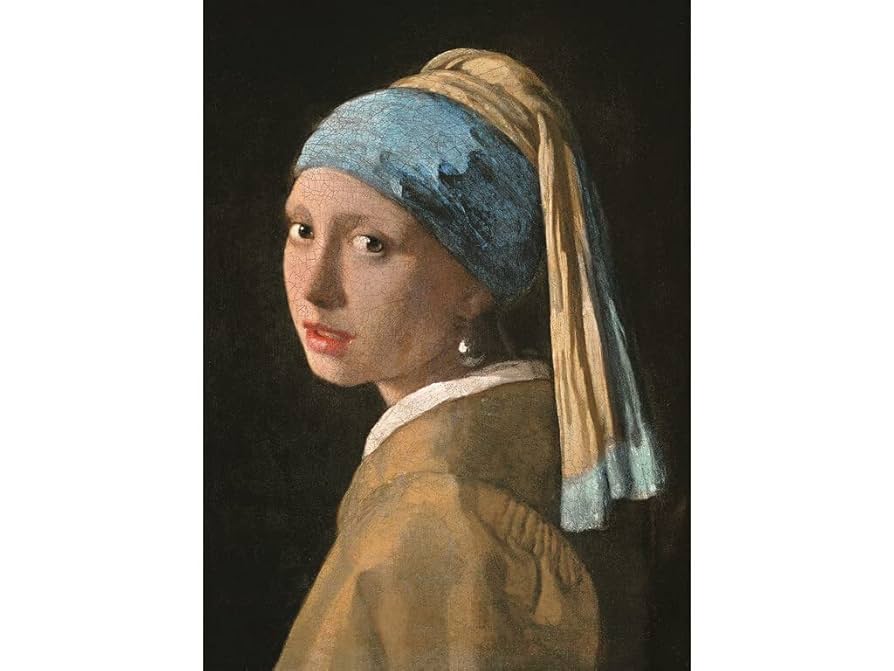 ベアブリック　「Girl with a Pearl Earring」1000% Amazon.com: Trefl Art Collection Girl with a Pearl Earring