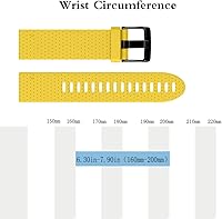Vista 48 de ANCOOL - Correa para Garmin Fenix 5S, de ajuste fácil, de silicona suave de 20 mm de ancho, correa de reloj para Fenix 5S