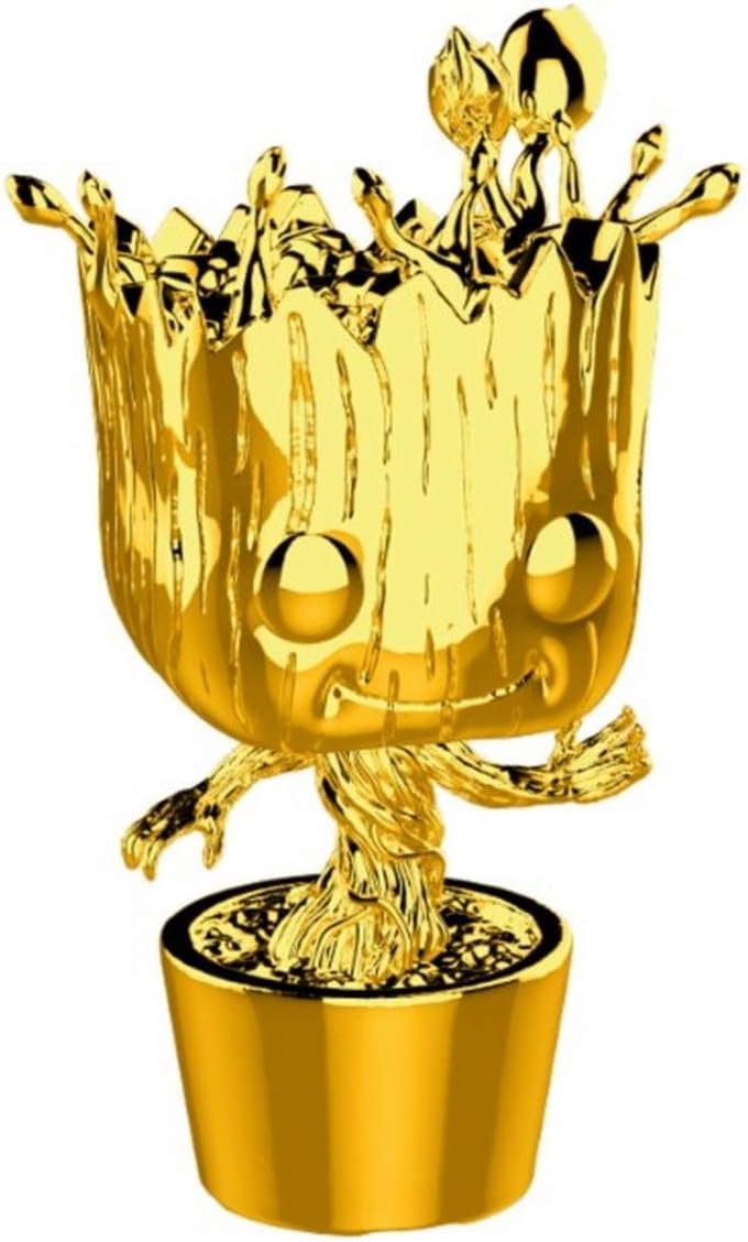 10 Groot Chrome Funko Pop! Figur Gold 
