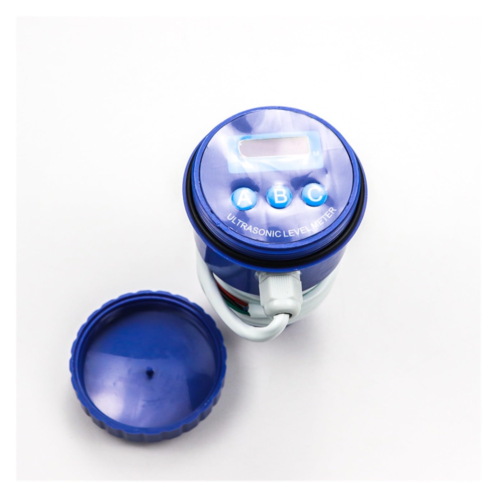 Caudalímetro ultrasónico, Medidor de nivel de tanque de agua ultrasónico, rango de 5M, 4-20Ma, Sensor de nivel ultrasónico, medidor de flujo de canal abierto(5M 4-20mA)
