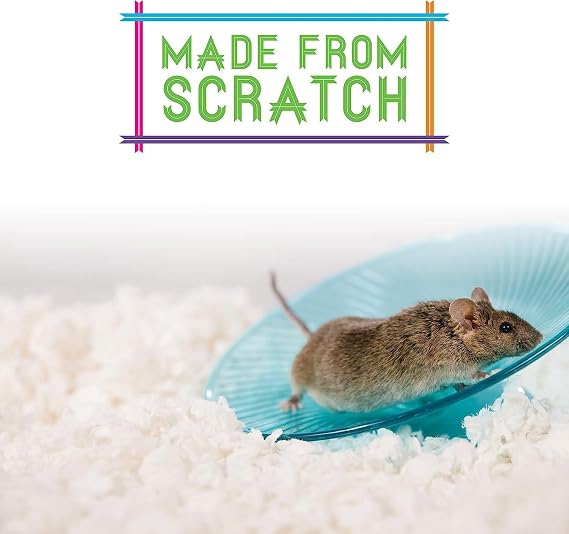 Carefresh White Natural Paper Small Pet Bedding, Odor Control 50L | 2X more absorbent, 99% dust free, odor control, Biodegradable and compostable, For hamsters, rabbits and guinea pigs