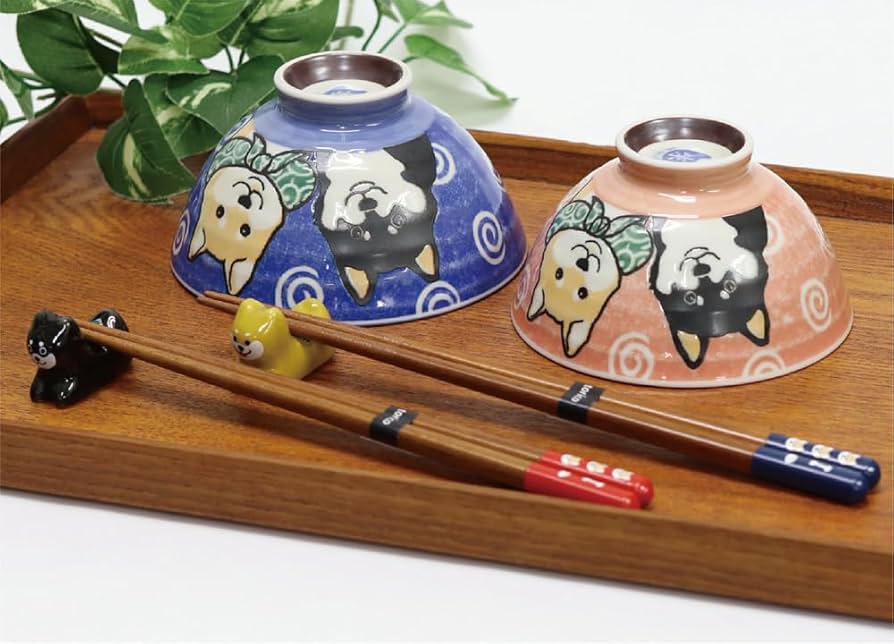 Amazon｜田中箸店 柴犬 茶碗 (大)｜飯碗 オンライン通販