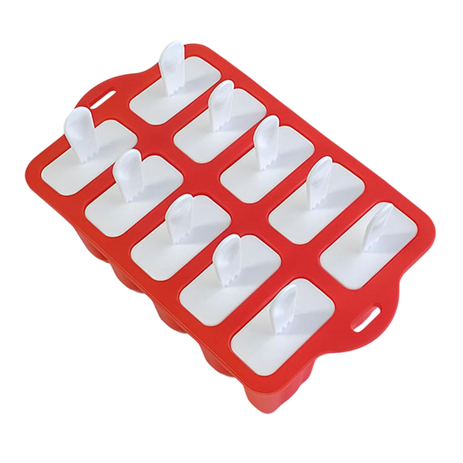 NMFLAB Premium 10 Hole Silicone Lolly Maker for Effortless Removal and Multiple Flavor Choices Colorful Silicone Ice Molds