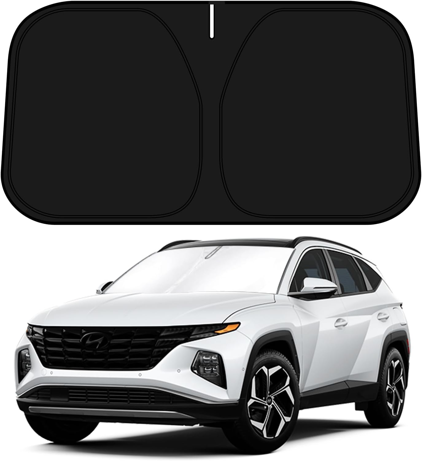 Mixsuper Liner Windshield Sun Shade for Hyundai Tucson 2022