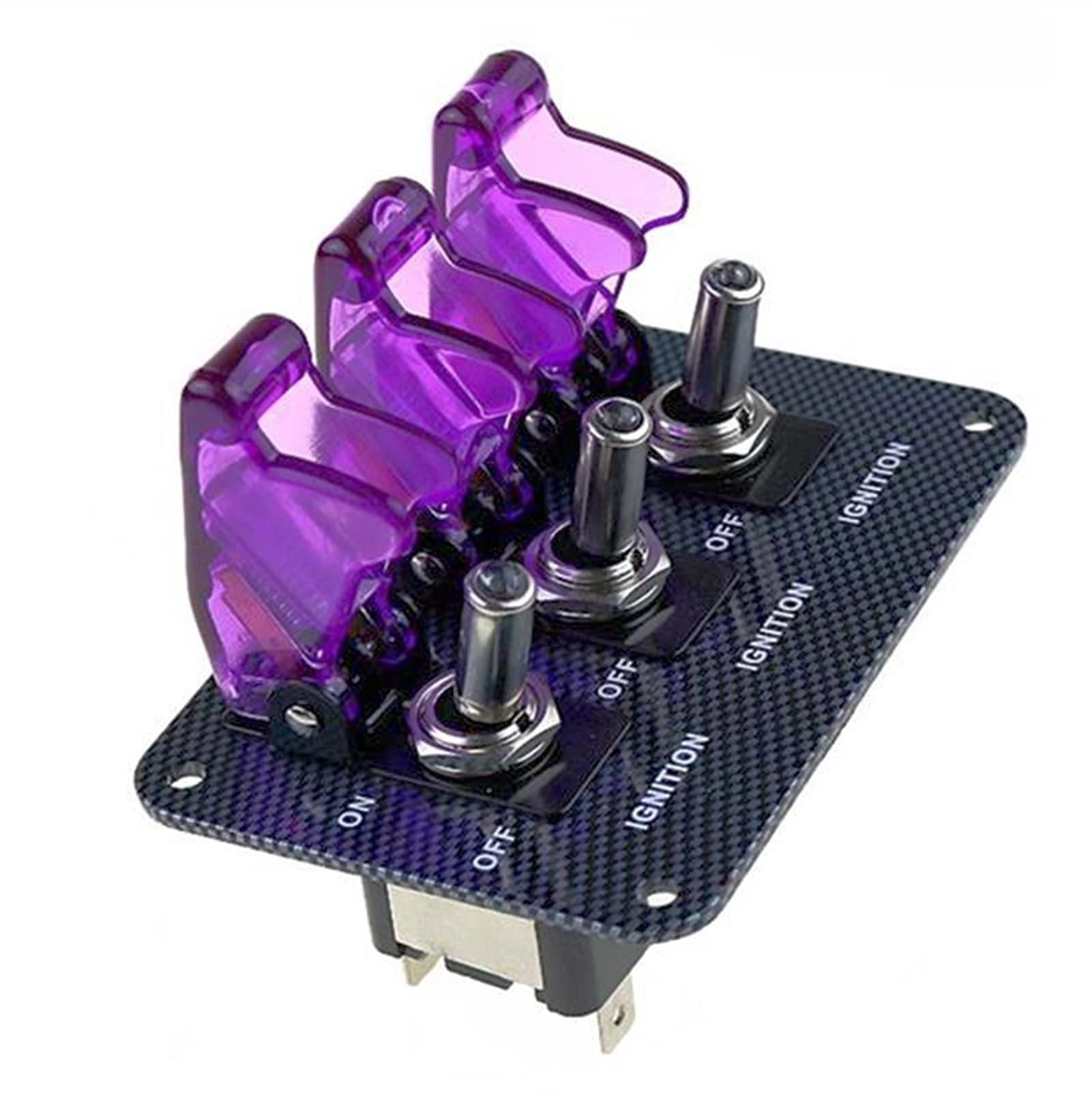 Interrupteur LED CZKE mauve haute capacité 20A basse tension