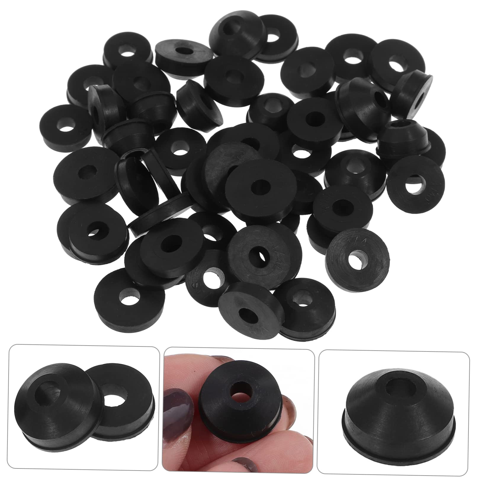 jojofuny 5sets Rondelle Per Rubinetto Gomma Kit Assortito Per Riparazione Rubinetti Facile Utilizzo Per Risolvere Perdite e