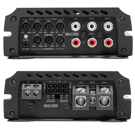 Amplificador Clase D 5 Canales NVX NDA11005 2200W Pico miniatura 3