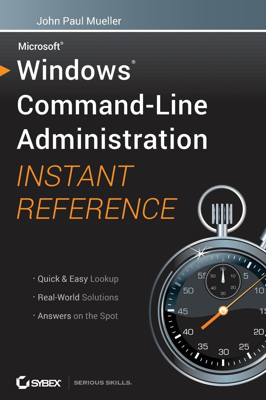 Amazon.com: Windows Command Line Administration Instant Reference ...