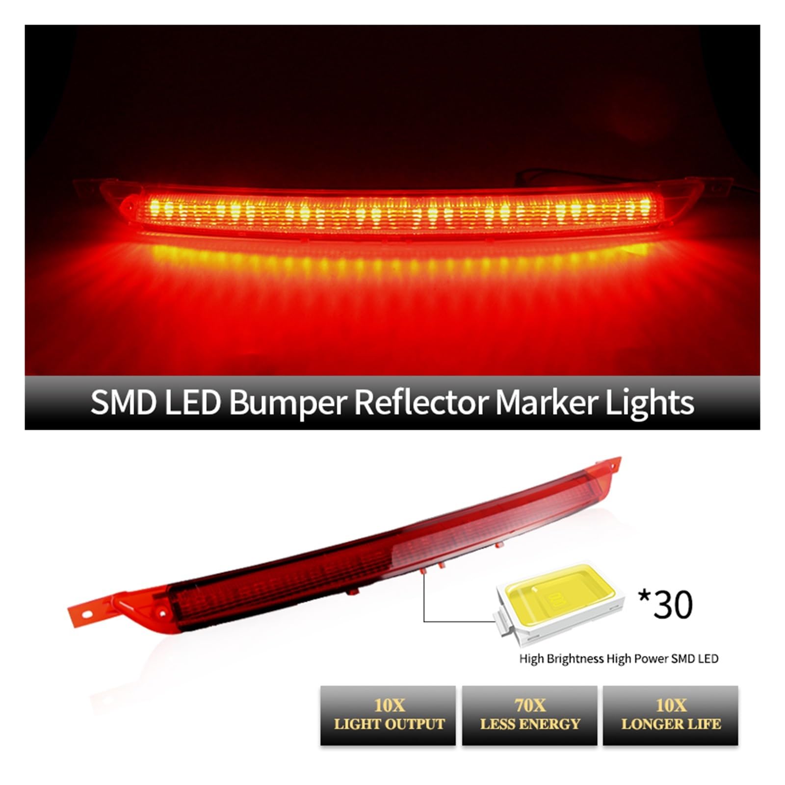 Tercera Luz Freno Tercera Luz De Freno LED De Montaje Alto Para VW Para Golf Luz Freno Trasera | Para Golf 7 limusina 2013 5G para GTI R para e-golf 5GE 2014-up Canbus lámpara parada trasera accesorio coche 5G6945087A