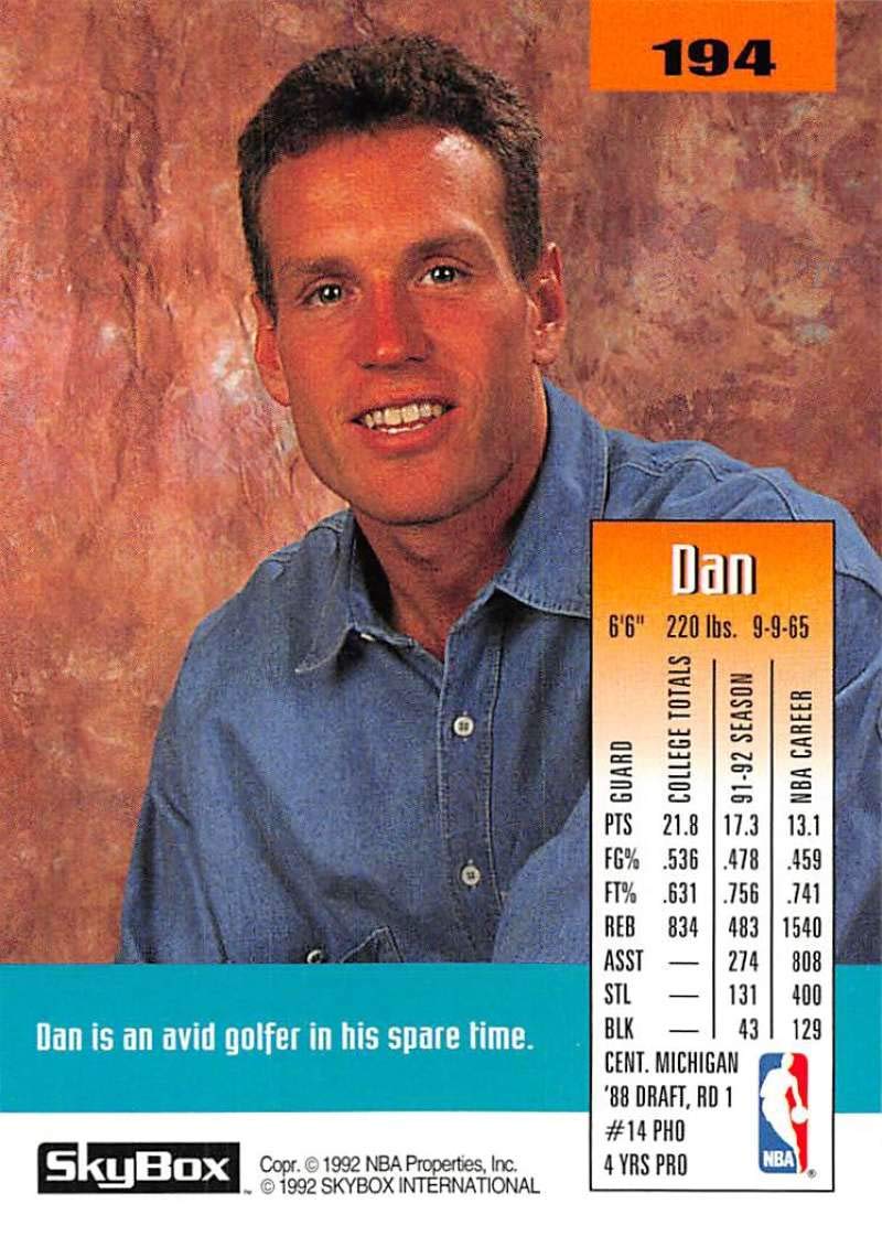 Amazon.com: 1992-93 SkyBox Series 1 Basketball #194 Dan Majerle Phoenix  Suns Official NBA Trading Card : Collectibles & Fine Art