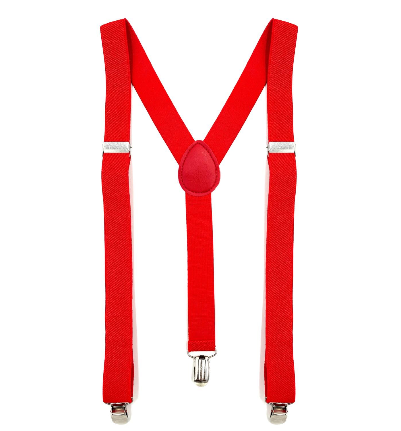 MDSTYLE Suspenders for Men Women &amp; Boys - Adjustable Y-Back with 3 Heavy Duty Clips for Wedding, Tuxedo, Formal &amp; Casual Wear