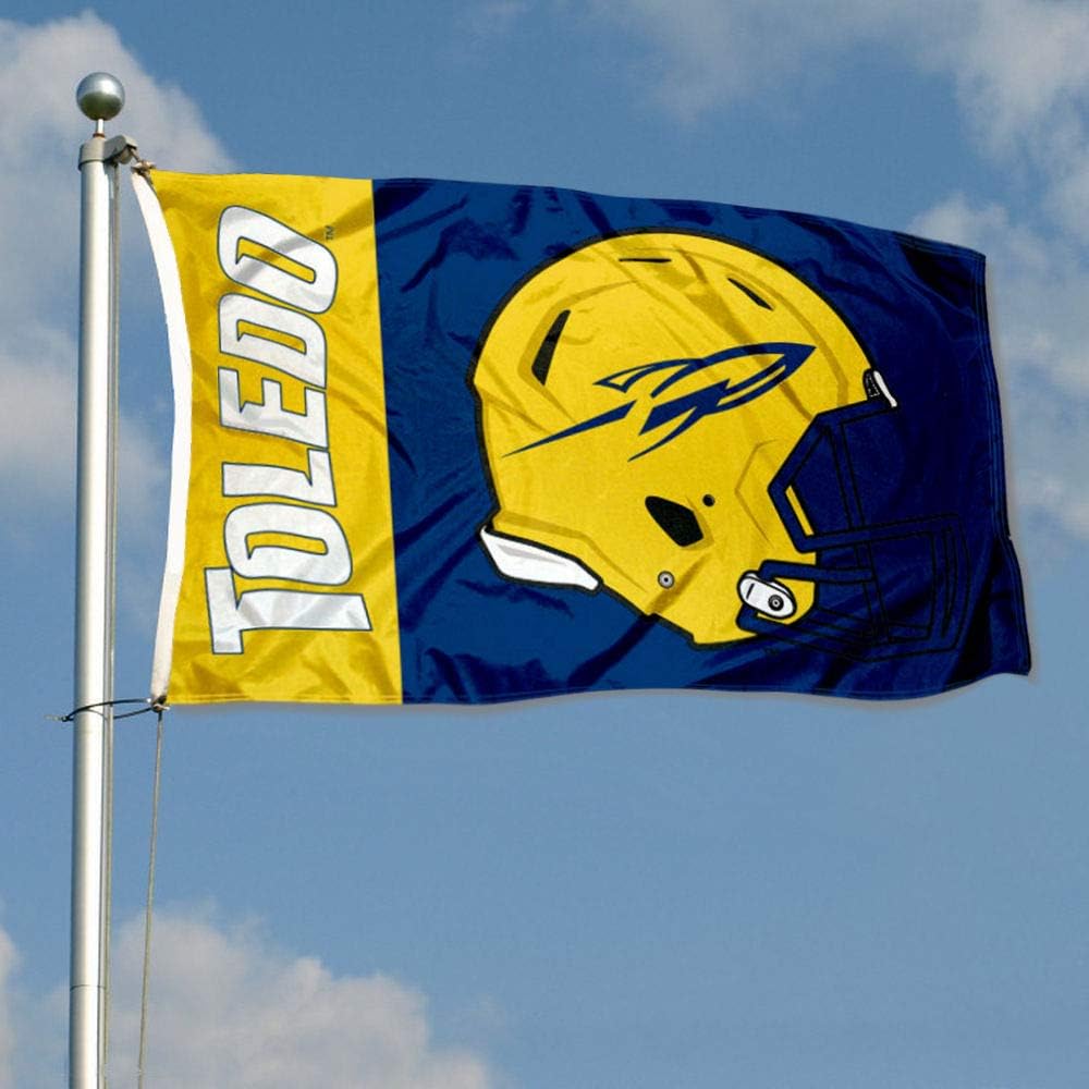 Toledo Rockets Football Helmet Flag - Image 3