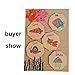 Octagonal corrugated cardboard decorative handmade DIY card creative material Pack of 40 (15cm)
