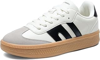 Women's Tennis Sneakers Walking Casual Lace-Up Footwear Comfortable Fash...