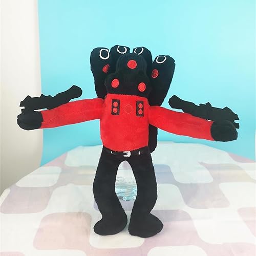 Miniatura 7 de Skibidi Toilet Titan Speakerman - Juguete de peluche, juguete de peluche de juego de terror Speakerman Boss, regalos coleccionables para fanáticos y