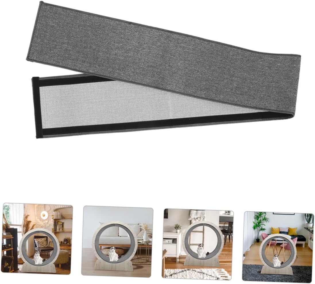 Luxshiny Running Wheel Mat Non Slip Replacement Cushion for Cat Exercise Treadmill Pad for Small Pets Mat for Indoor Fitness and Scratch Protection