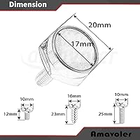 Vista 2 de License Plate Screws Fastener Kit, 4 PCS License Plate Screws with Covers for Fastening License Plates or Frames of Most Cars, Trucks and Rojo
