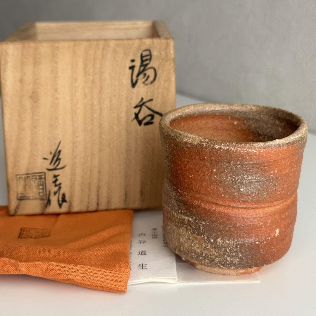 Amazon | 古谷道生 信楽 湯呑 共箱 JZ | ノーブランド品 | 湯呑み 通販 