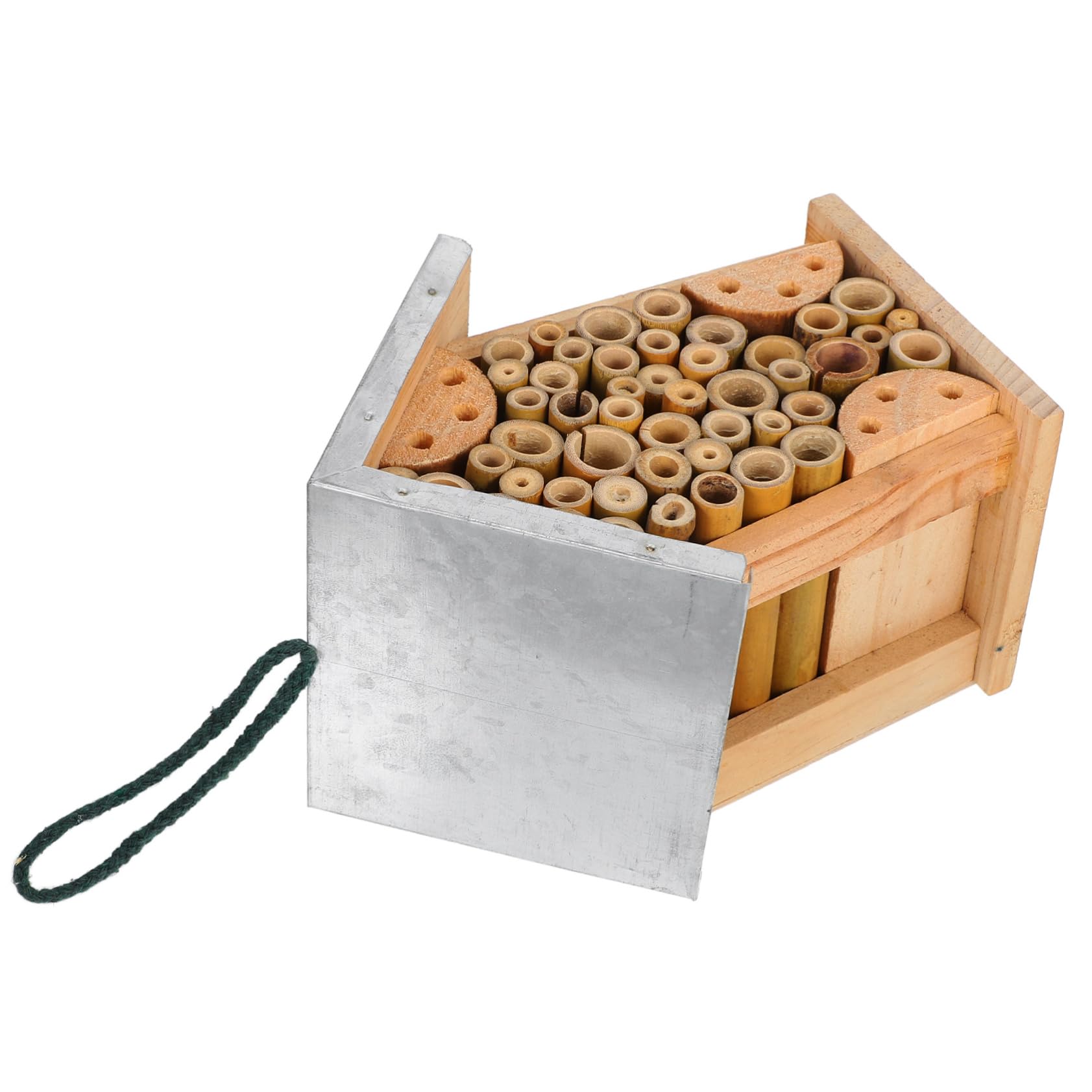 Mikikit Hotel De De Madera para Jardín Casa Colgante para y Abejas Refugio para Hábitat Ecológico para y Apicultores