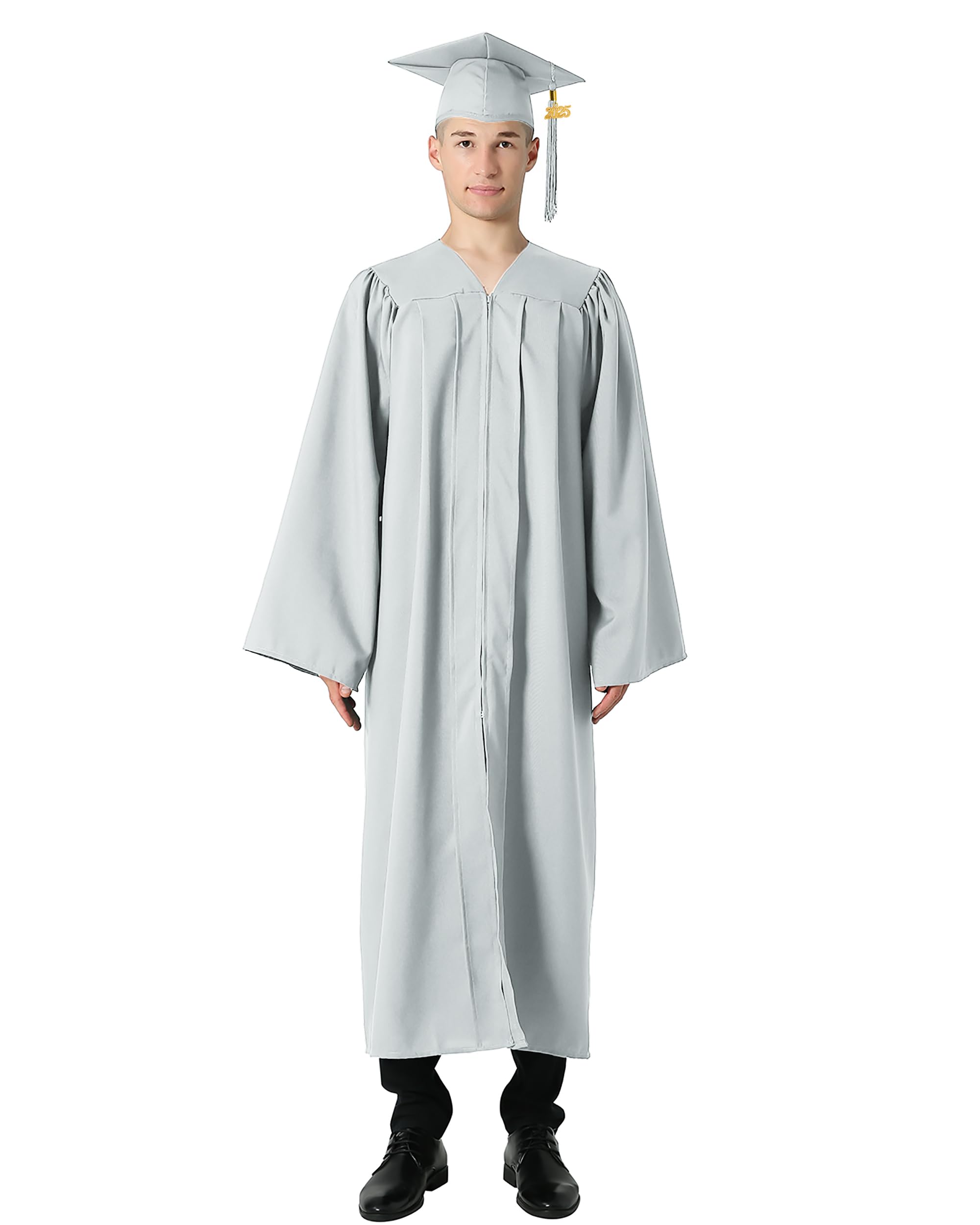 Snapklik.com : GraduationMall Matte Graduation Gown Cap Tassel Set 2025 ...