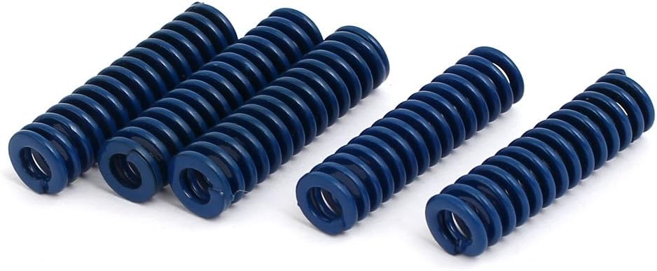 Aexit 8mm Outer Dia 30mm Length Light Load Compression Die Springs Blue 5pcs (143d2b6d5cf79cdb4efabbf0ca28dfc2)