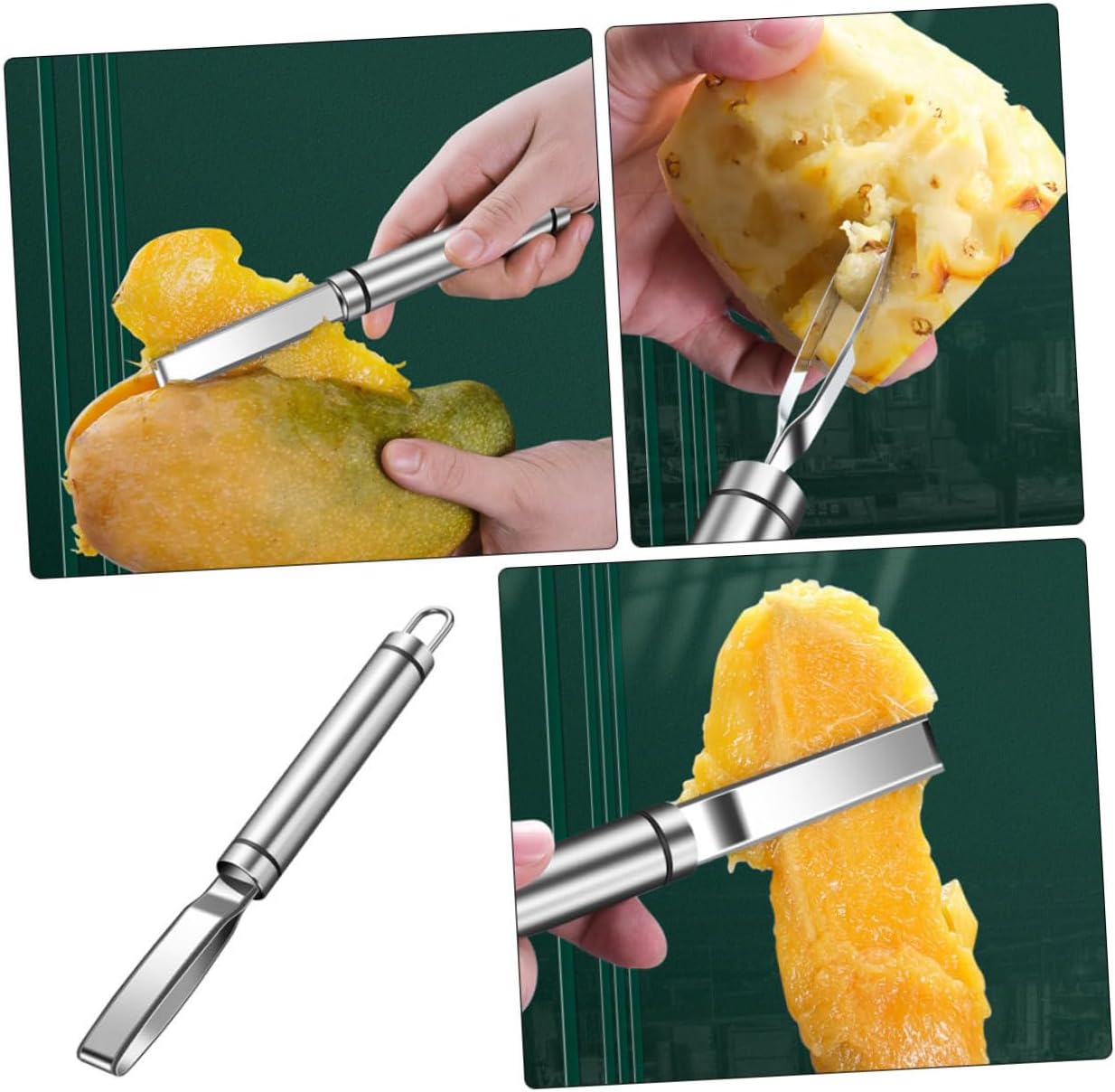 Mango Corer and Slicer Tool Stainless Steel for Fruit Pitting image 3